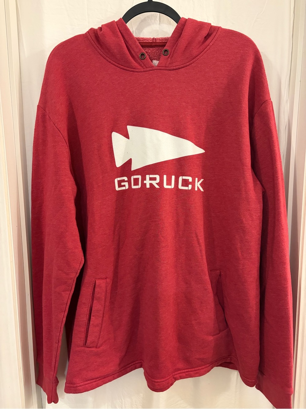 GORUCK Red Pullover Hooded Sweatshirt